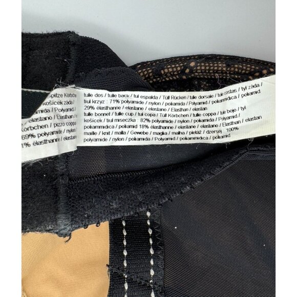 Chantelle 32810 Rive Gauche Full Coverage Unlined Bra Black Women's 44H - Picture 9 of 9